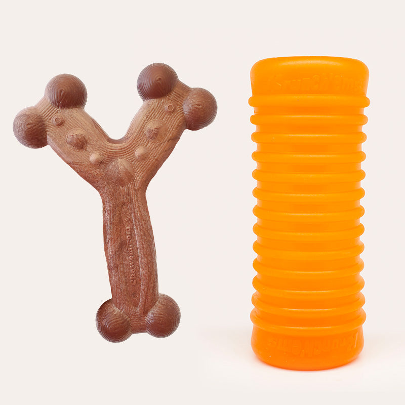 Chew'ems & Krunch'ems Dog Chew Toy Bundle | Save 20%