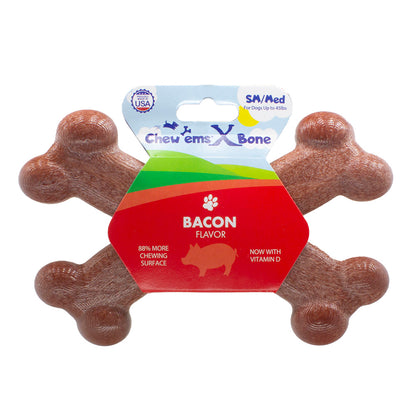 Chew'ems X Bone Dog Chew Toy