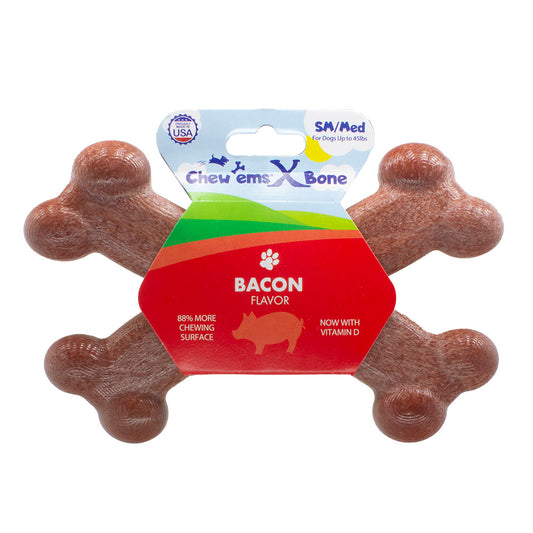 Chew'ems X Bone Dog Chew Toy