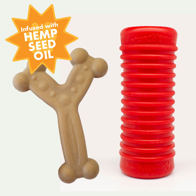 Chew'ems w Hemp Seed Oil + Krunch'ems Bundle | Save 20%