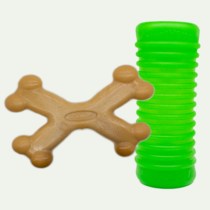 Chew'ems X Bone + Krunch'ems Dog Chew Toy Bundle | Save 20%