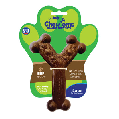 Chew'ems Beef Large Dog Chew Toy