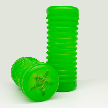 Green Krunch'ems on white background