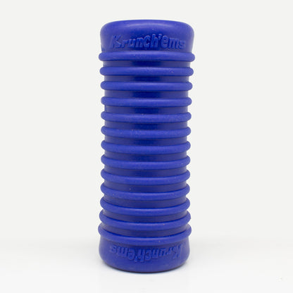 Blue Krunch'ems on white background