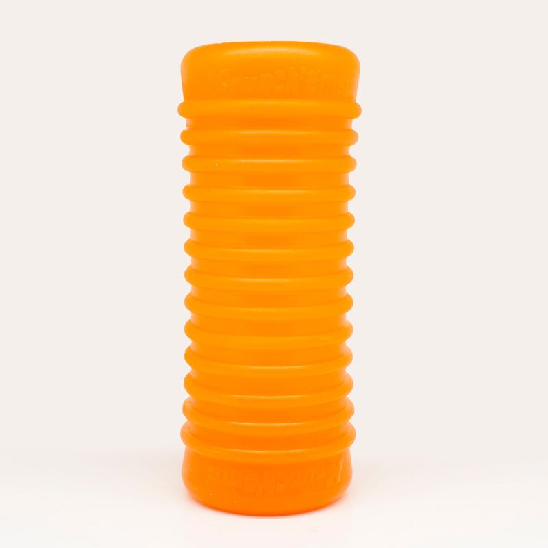 Orange Krunch'ems on white background