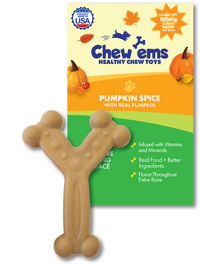 Chew'ems Dog Chew Toys with Hemp Seed Oil